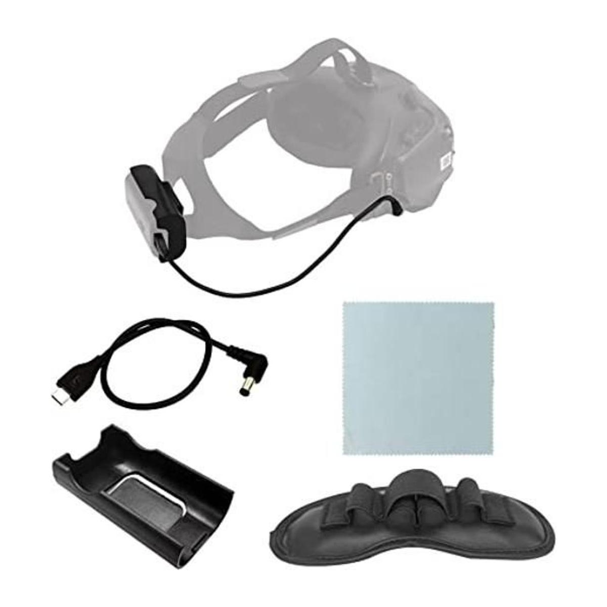 FPV Googles Soporte de batería con cable de alimentación