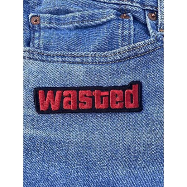 LUXPA 2 piezas de GTA V Wasted Parches bordados de_3