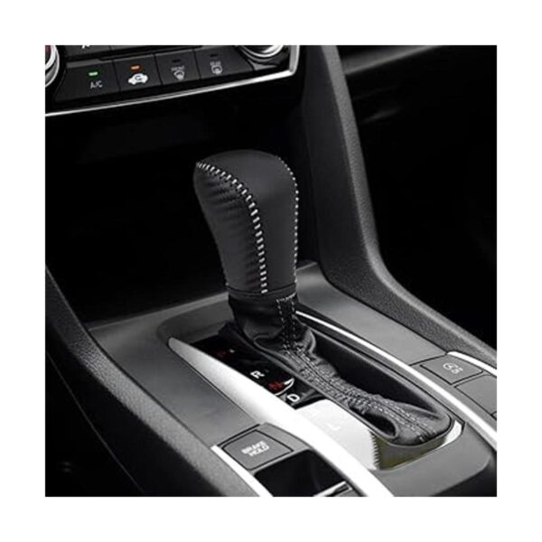LDYFC Funda de piel para palanca de cambios de coche para