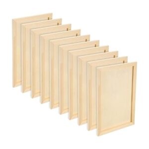Tableros de lona de madera sin terminar paneles de madera