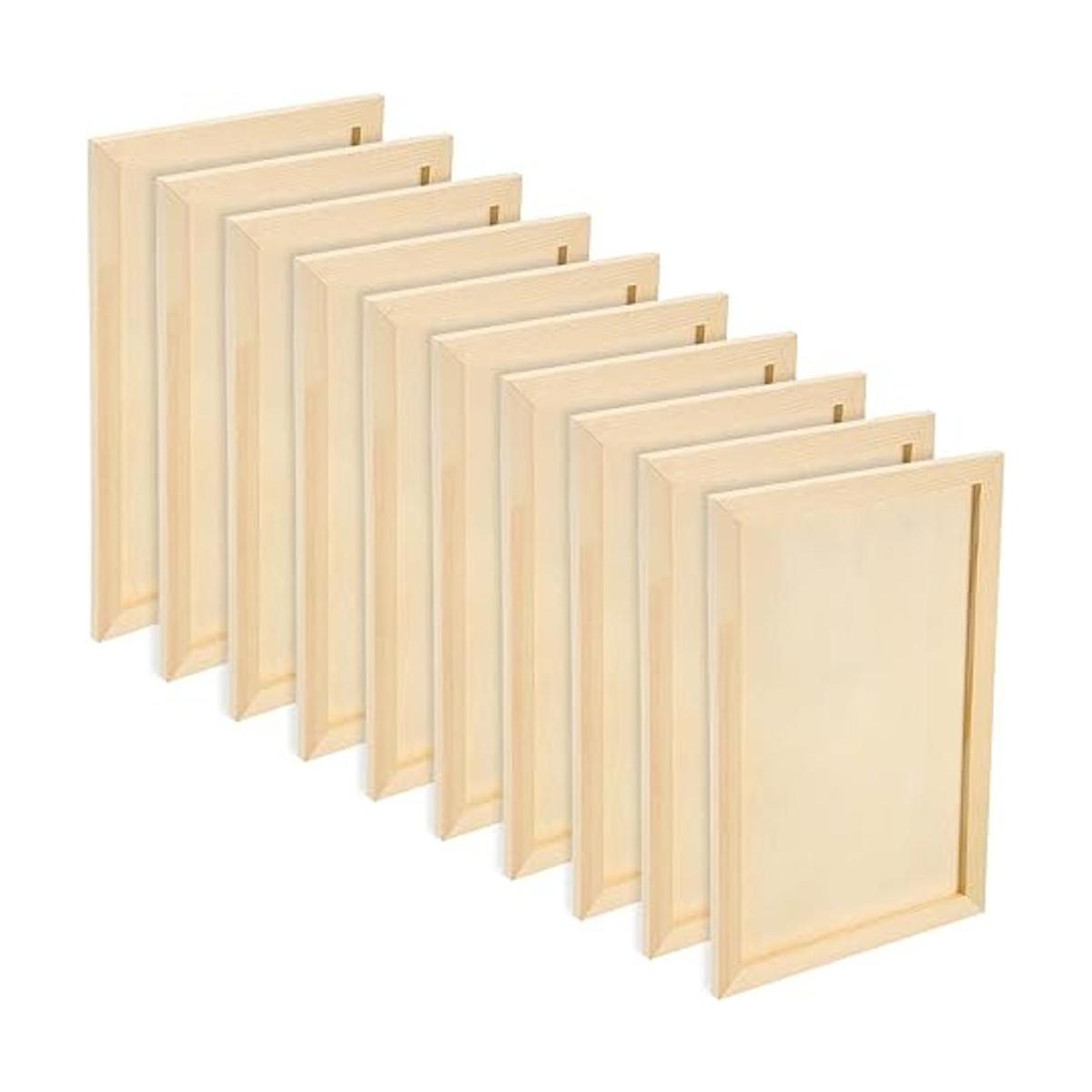 Tableros de lona de madera sin terminar paneles de madera