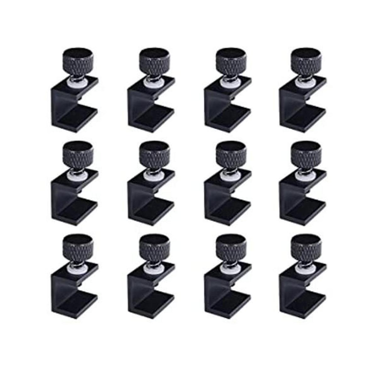 5Aplusreprap Abrazaderas de clips de vidrio ajustables