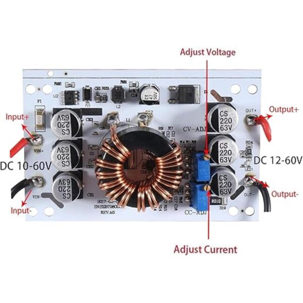 Convertidor de corriente constante de 600 W CC 10 V60 V a_3