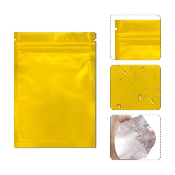 Bolsas de Mylar Paquete de 100 bolsas de aluminio