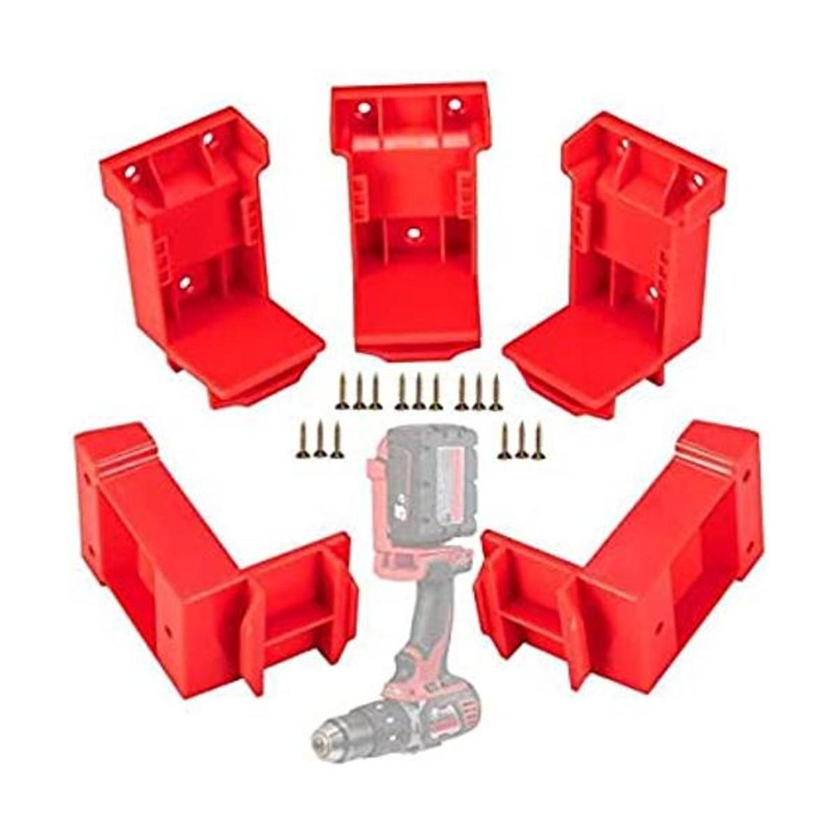 Paquete de 5 soportes de herramientas para taladro