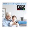 Reloj de pared digital reloj despertador digital LED de_2