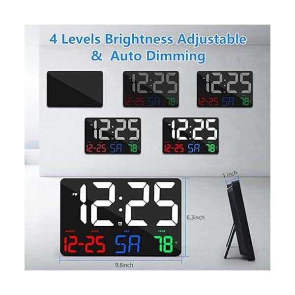 Reloj de pared digital reloj despertador digital LED de_3