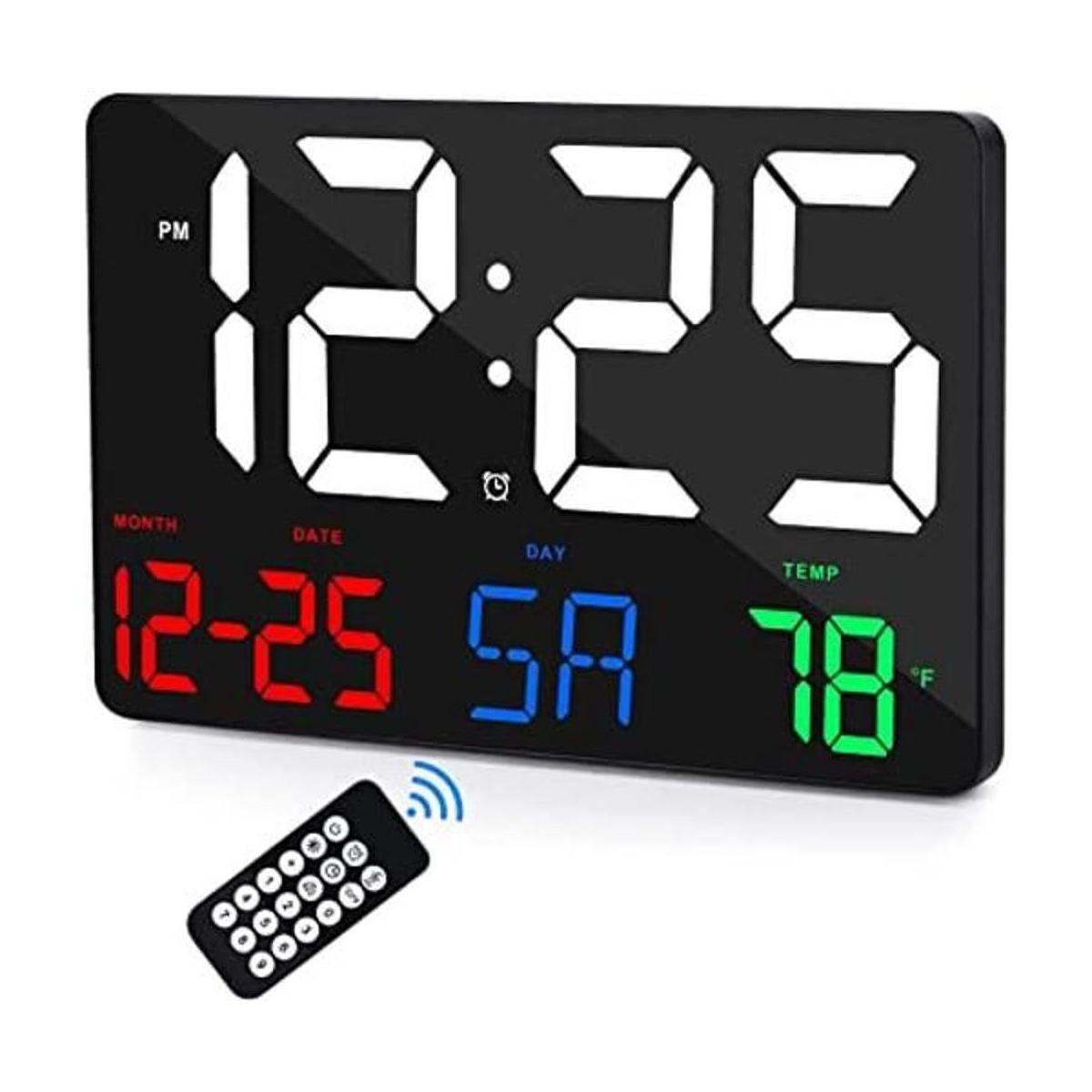 Reloj de pared digital reloj despertador digital LED de