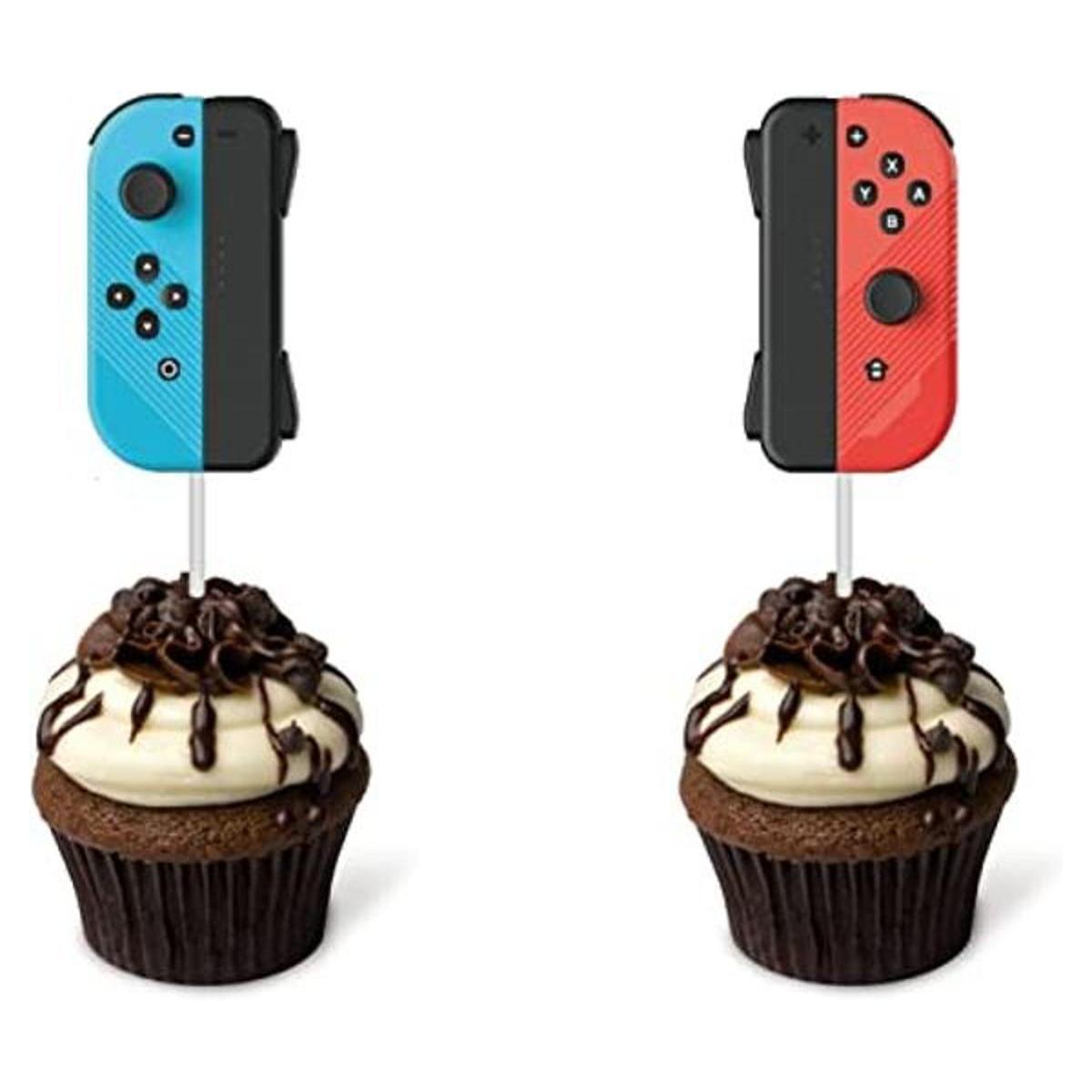 Decoración para cupcakes de videojuegos 24 piezas