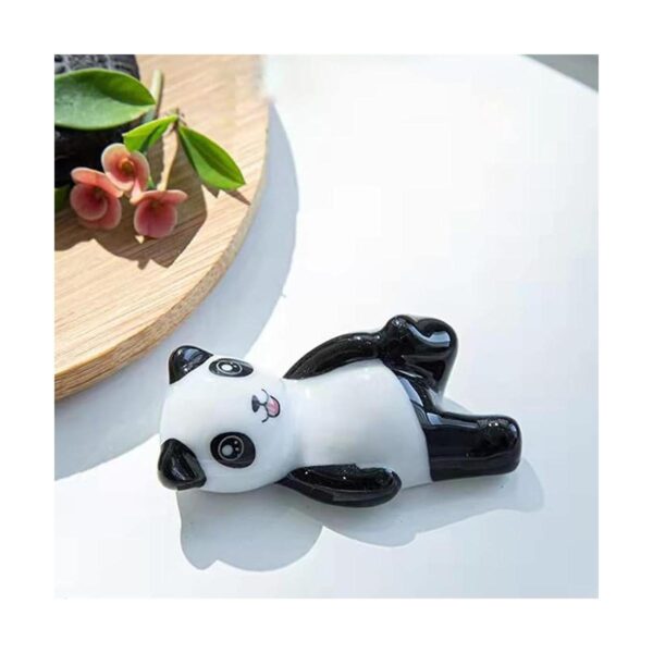Palillos reutilizables de 2 pares de palillos de porcelana_5