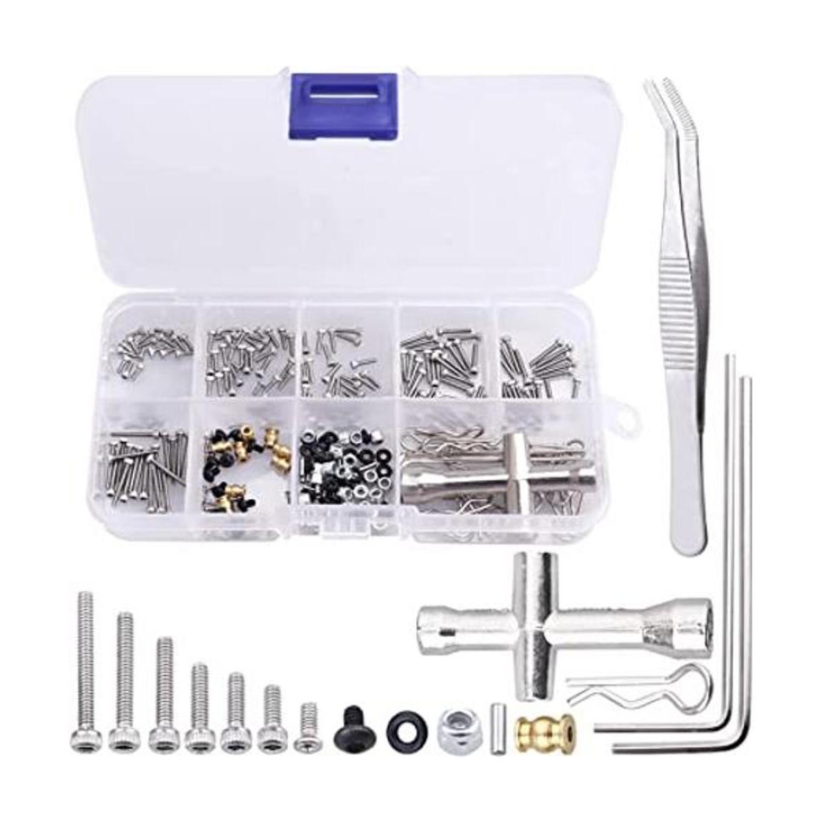Juego de 271 tornillos M1.4 RC para Axial SCX24 124 RC