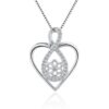 LGSY Colgante de plata de ley con forma de corazón de_1