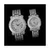Iced Out Watches 2Pack His Her Matching Set Simulated