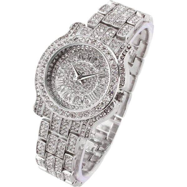 Iced Out Watches 2Pack His Her Matching Set Simulated