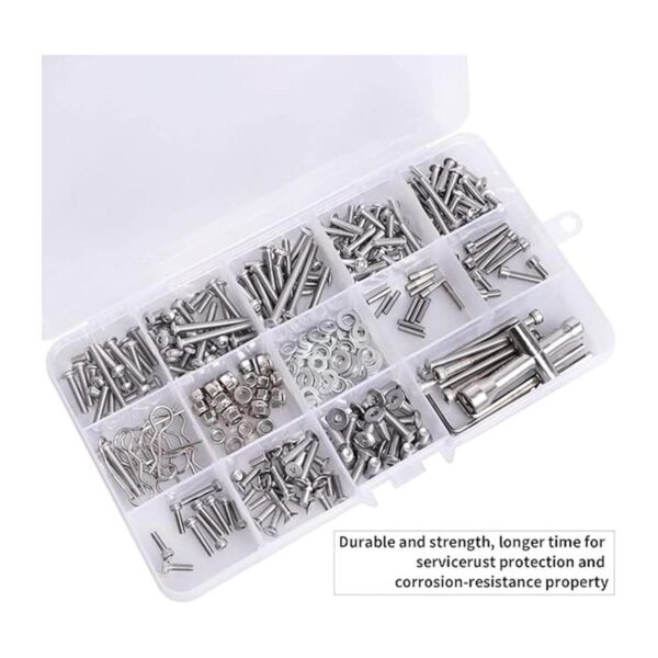 FriHobby Juego de 290 tornillos de control remoto M2.5 M3