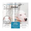 LiBa PEVA Cortina de ducha de baño 8G 72 pulgadas de_2