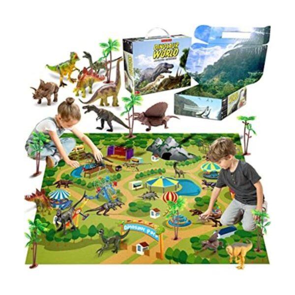 Juguetes de dinosaurio para niños 9 figuras realistas de_1