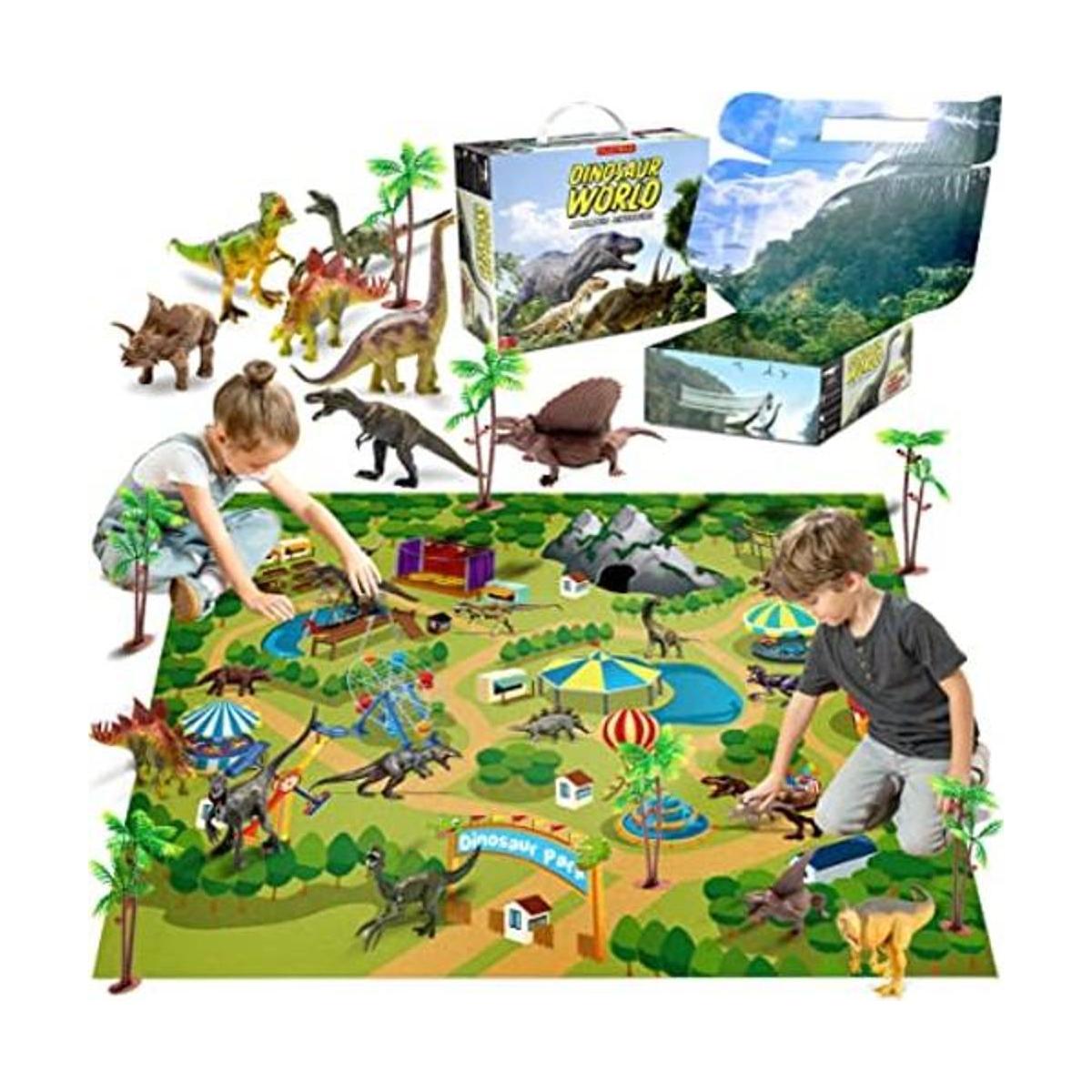 Juguetes de dinosaurio para niños 9 figuras realistas de