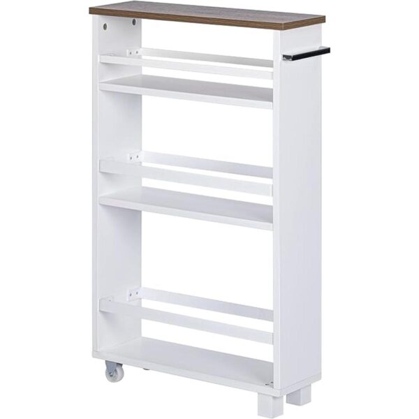 UTEX Carrito de almacenamiento delgado de cocina de 4_1