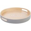 HABITAS Bandeja decorativa de bambú Spun para mesa de