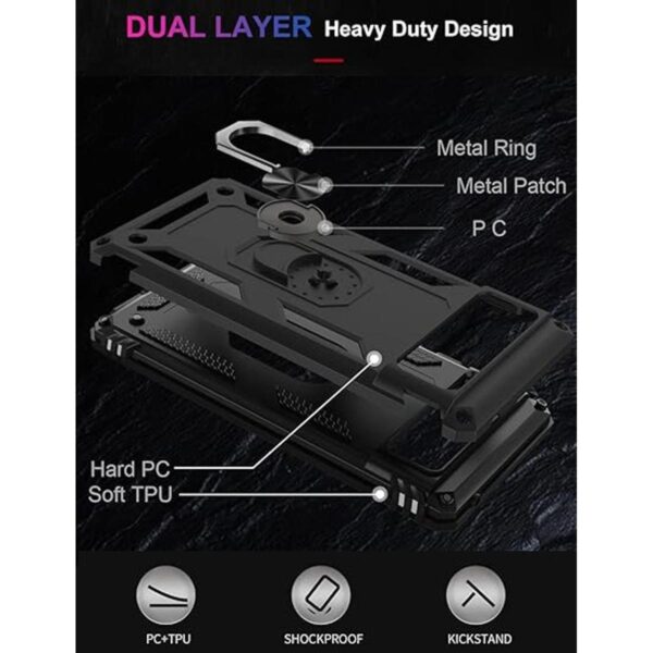 IKAZZ Google Pixel 6 Funda protectora con protector de_2