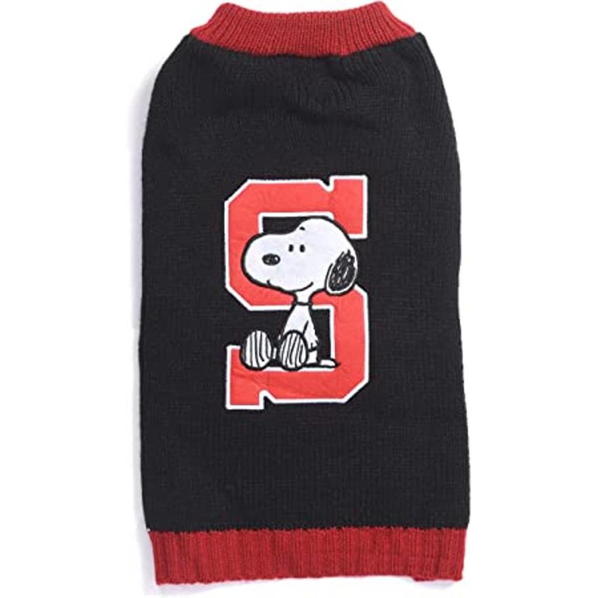 Peanuts Comics Snoopy Suéter universitario para perro