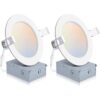 Paquete de 2 luces empotradas de 4 pulgadas con caja de_1