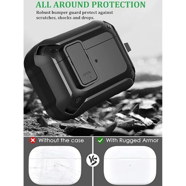 Olytop Funda para AirPods de 3 generación con tapa de_4