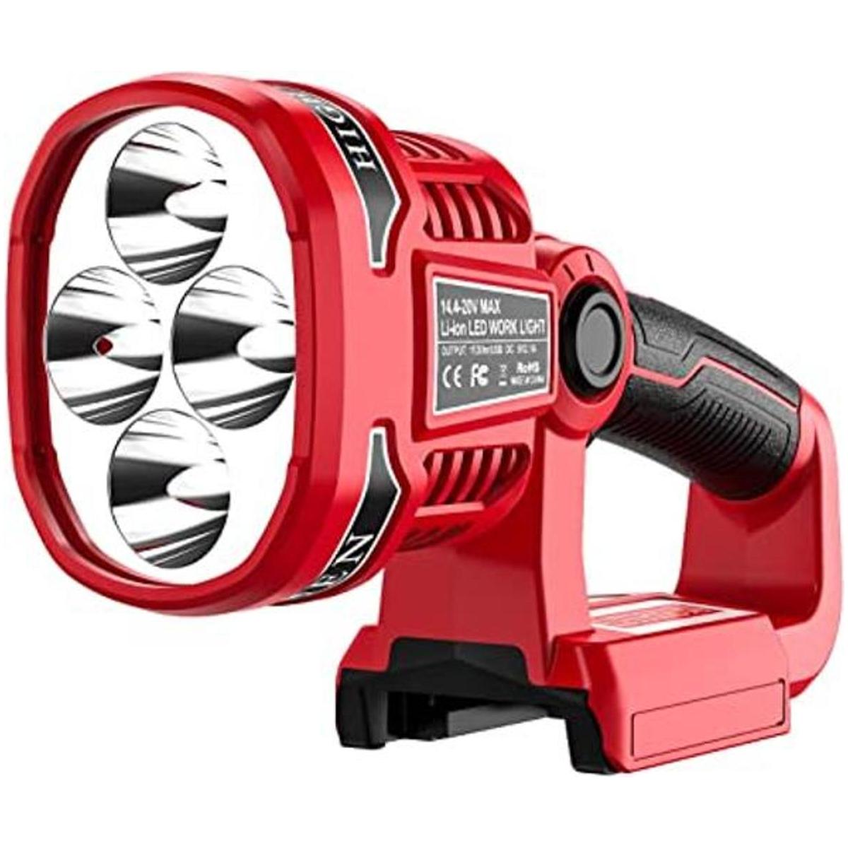 DTEZTECH Luz de trabajo LED de 12 W 1120 lm alimentada por