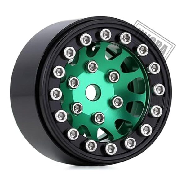 INJORA Llantas de rueda 1.0 RC Metal Beadlock Llantas para_2