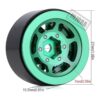 INJORA Llantas de rueda 1.0 RC Metal Beadlock Llantas para_3