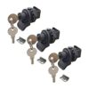 PUROCEAN Cerradura de botón con llave para caja de_1