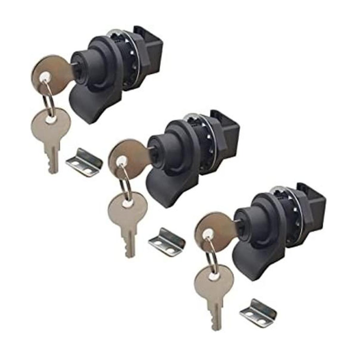 PUROCEAN Cerradura de botón con llave para caja de