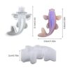 LyfLux Molde de resina de silicona para peces koi