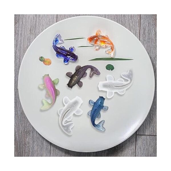 LyfLux Molde de resina de silicona para peces koi