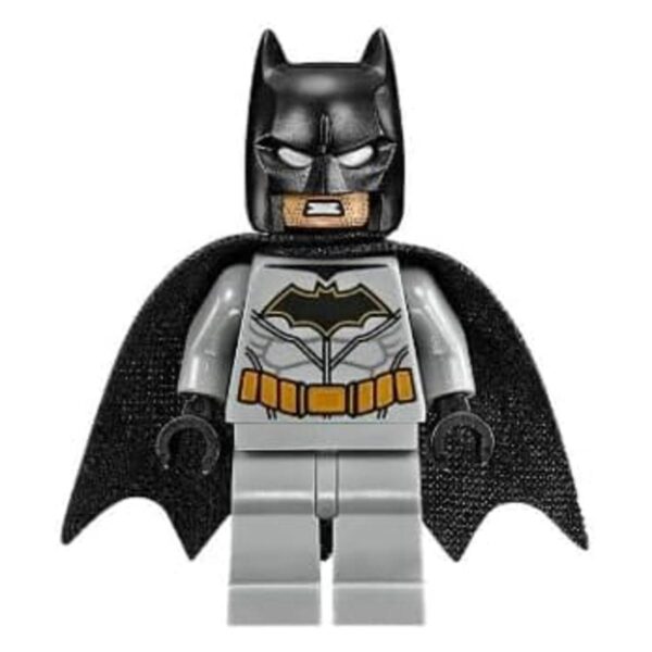 LEGO Superhéroes Minifigura de Batman gris con Batarang_3