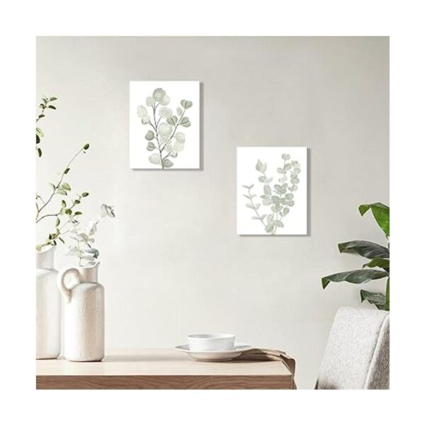 Lienzo enmarcado con plantas botánicas Decoración de_3