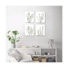 Lienzo enmarcado con plantas botánicas Decoración de_5
