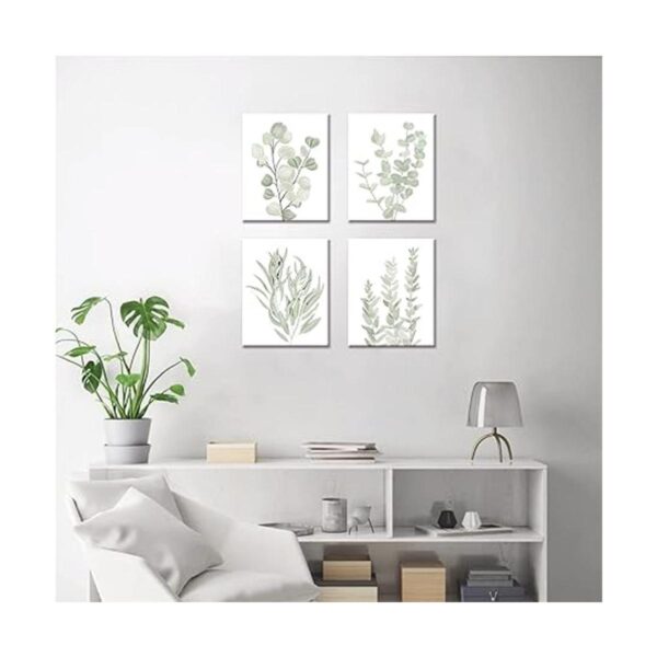 Lienzo enmarcado con plantas botánicas Decoración de_5