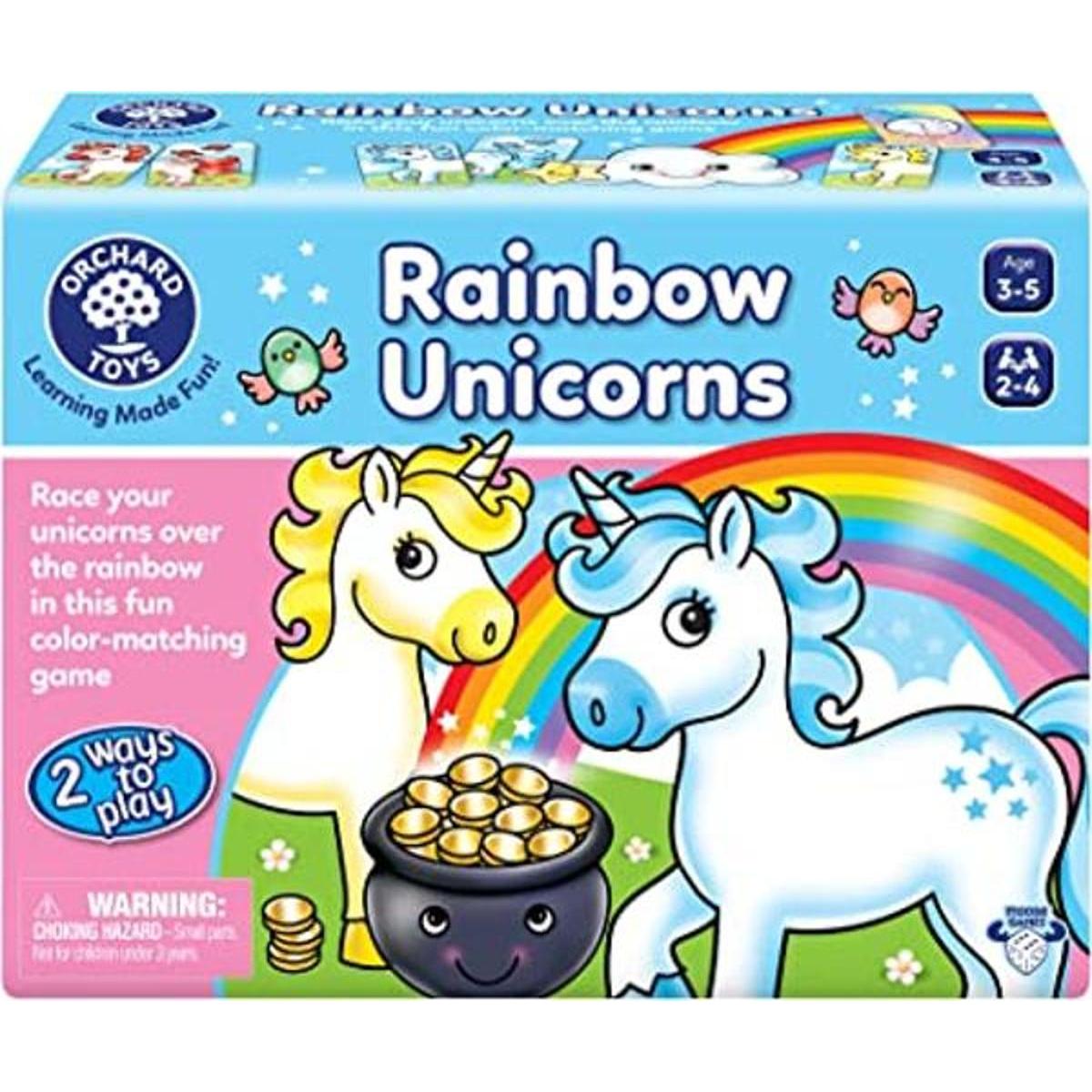 ORCHARD TOYS Moose Games Juego de unicornios arcoíris