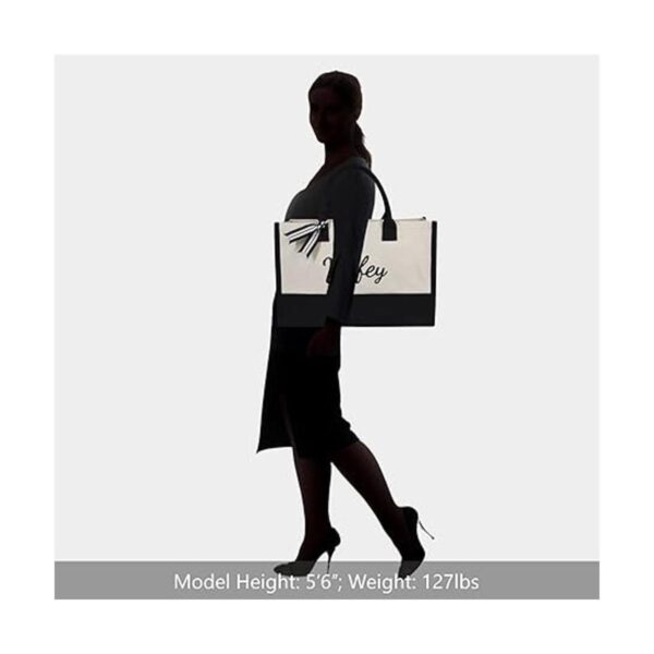 TOPDesign Bolsa de lona para esposa regalos de novia para_5