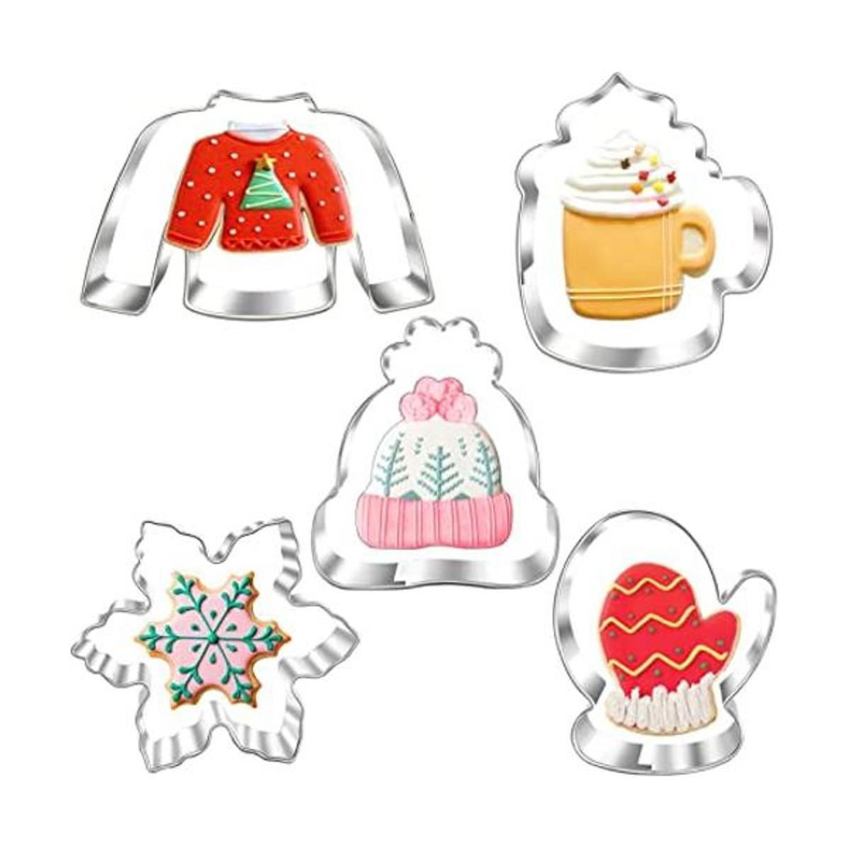 Nuevo juego de cortador de galletas de Navidad de