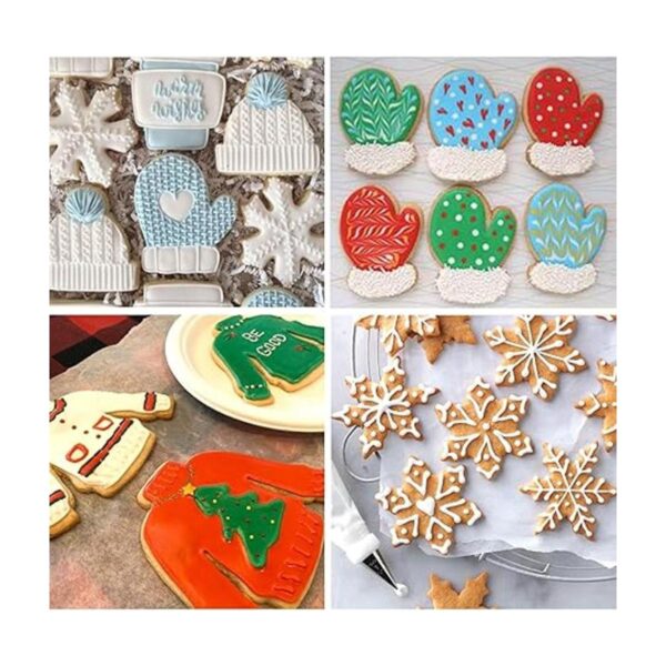 Nuevo juego de cortador de galletas de Navidad de_4
