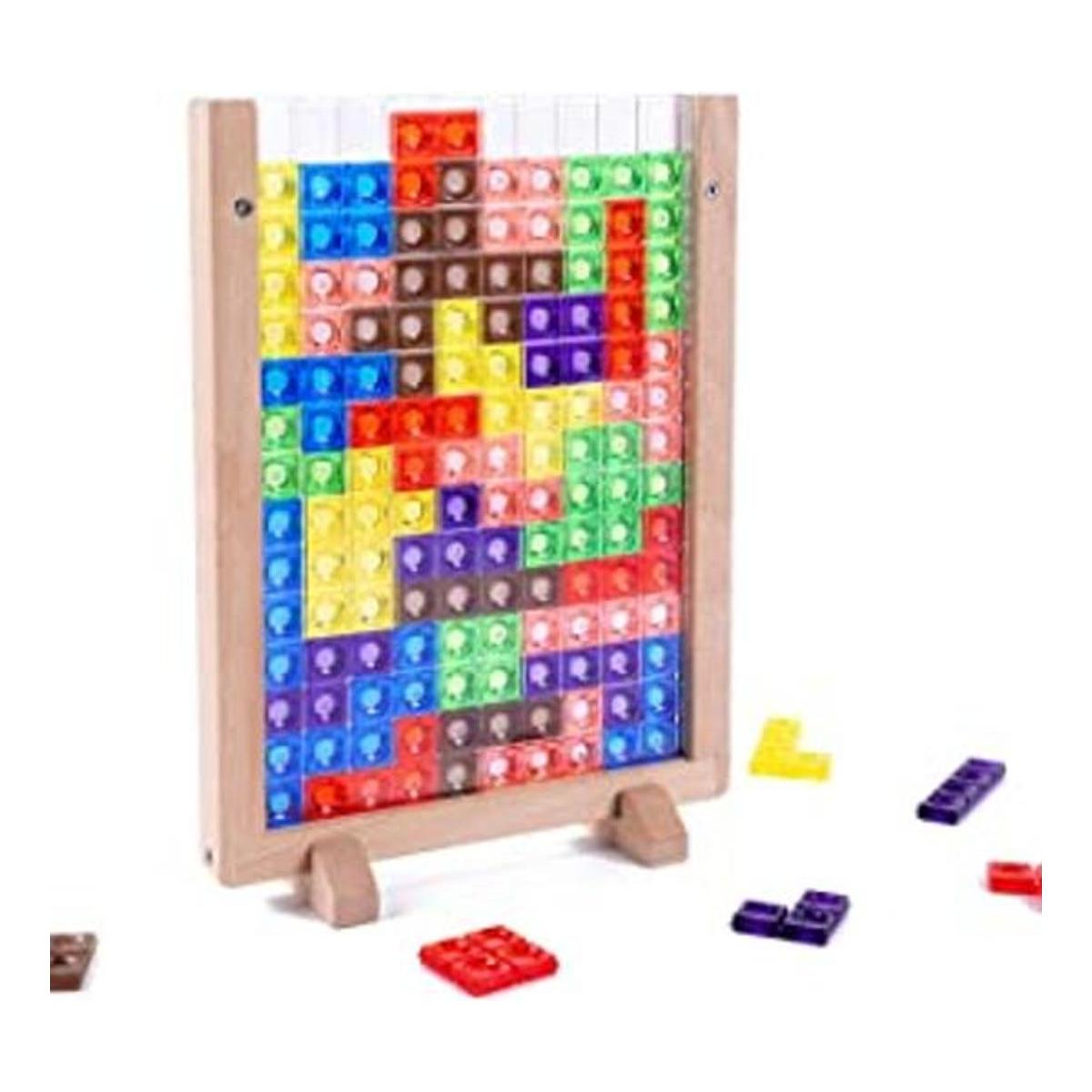 Rompecabezas de bloques rusos para el cerebro juego de