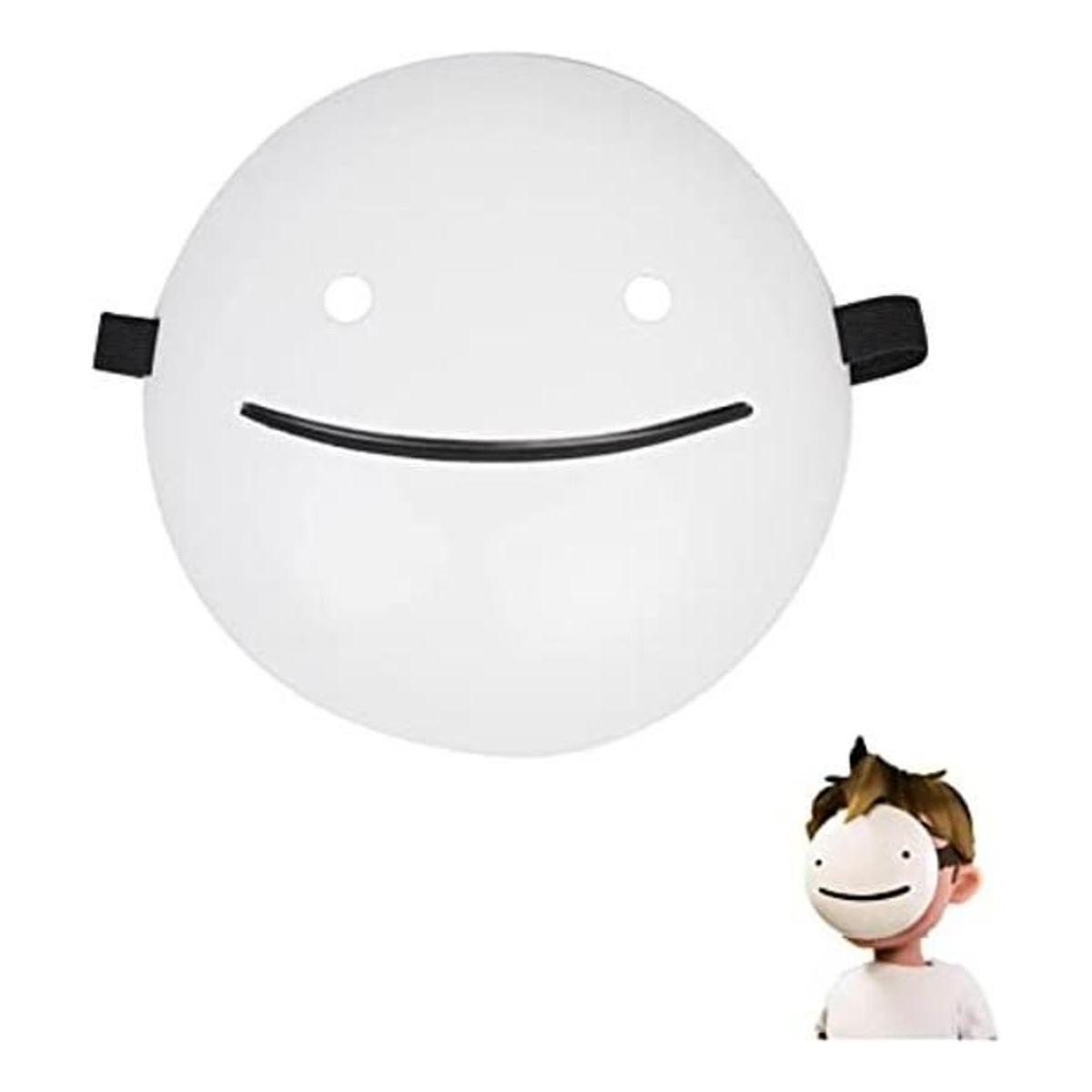 Máscara de ensueño máscara de sonrisa blanca de