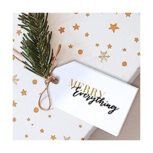 UNIQOOO Paquete de 20 adornos de Navidad acrílicos blancos_1