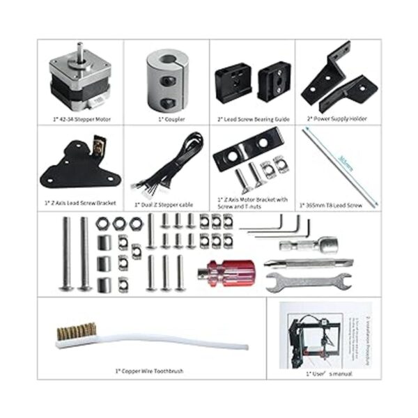 Ender 3 Dual Z Axis Kit de actualización de tornillo de_2