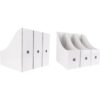 Limitliho Soporte para revistas blanco paquete de 6_1