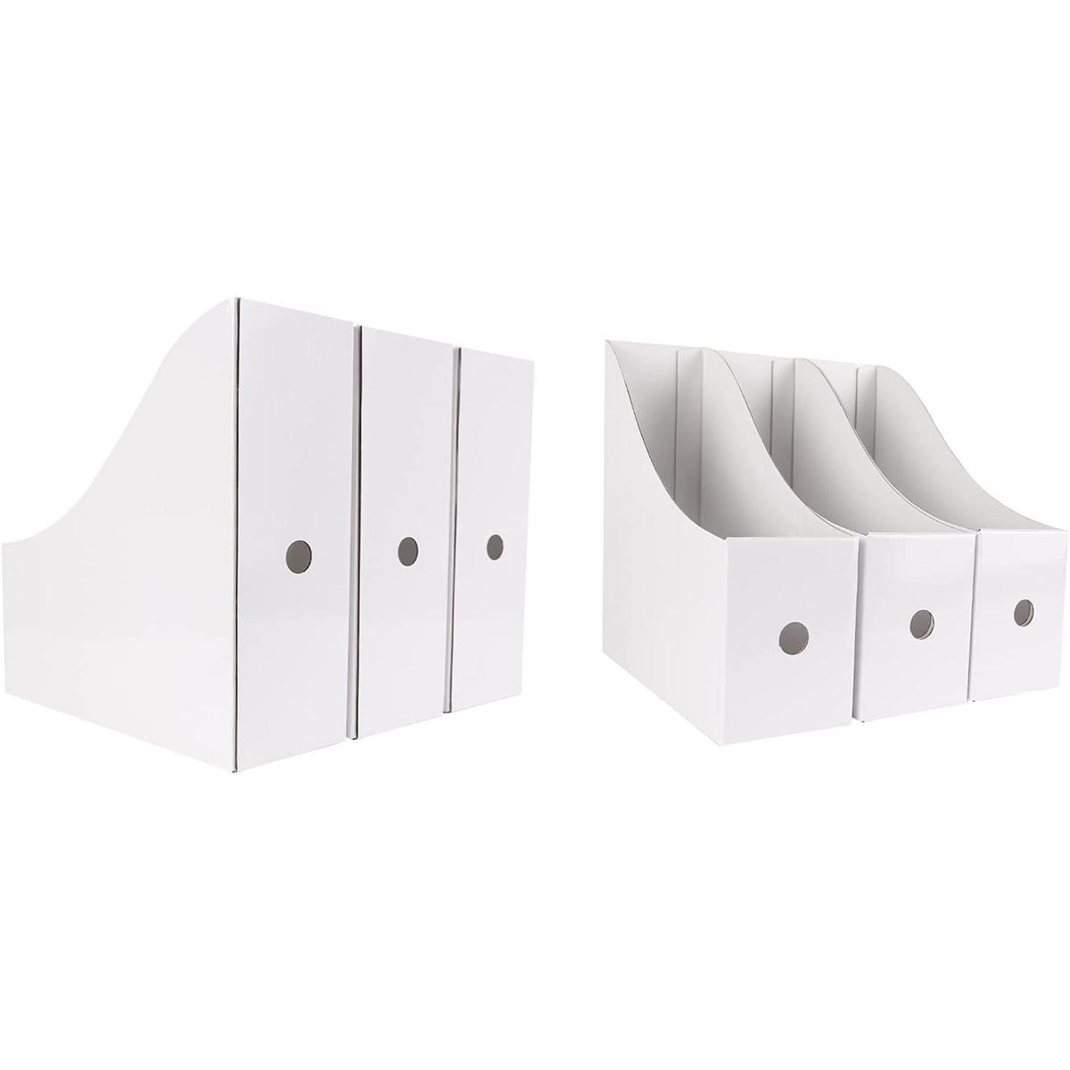 Limitliho Soporte para revistas blanco paquete de 6