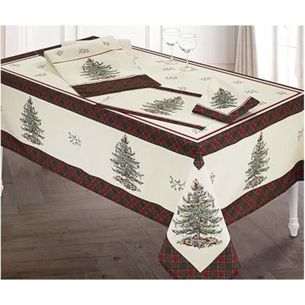 Avanti Linens Spode Christmas Tree Collection mantel de_2
